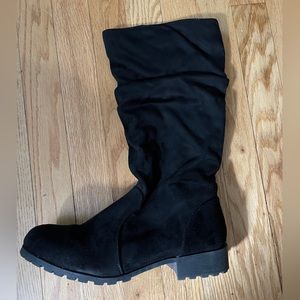Justice black boots